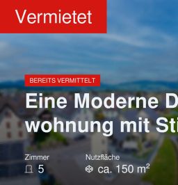 Nicht mehr verfügbar: Eine Moderne Dachwohnung mit Stil