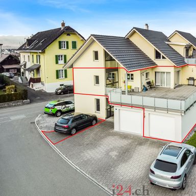 Moderne 5.5 Zi.-Wohnung mit grosser Terrasse