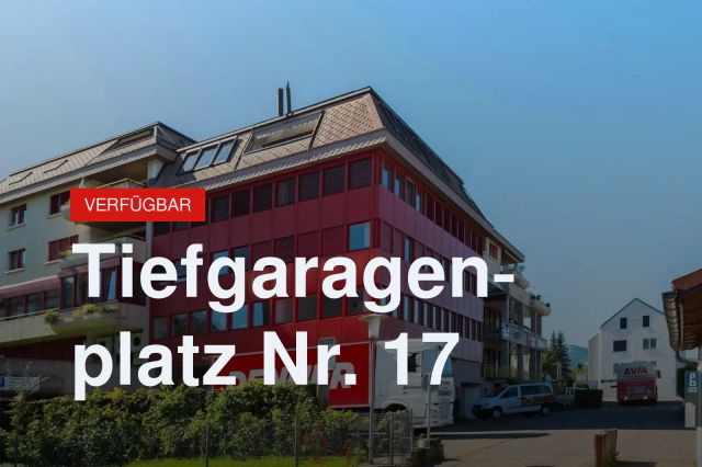 Neu im Angebot: Tiefgaragenplatz Nr. 17