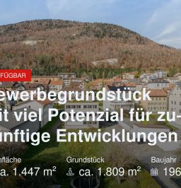 Neu im Angebot: Gewerbegrundstück mit viel Potenzial für zukünftige Entwicklungen